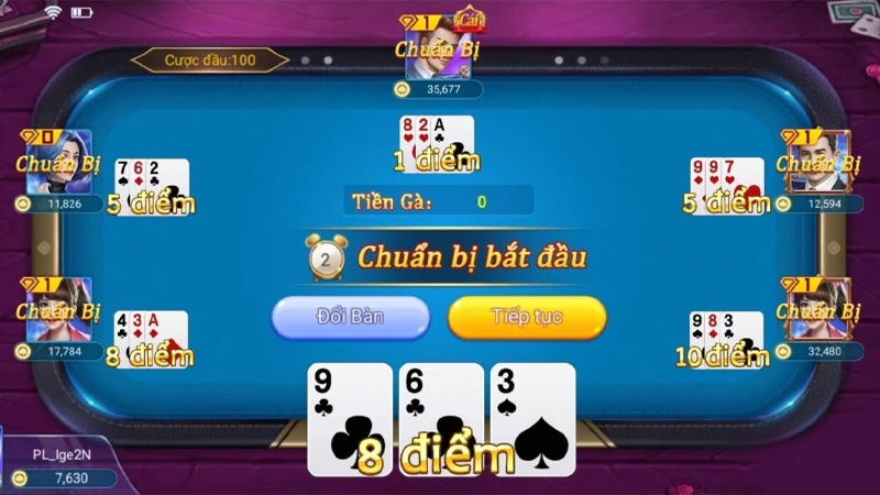 Nắm bắt luật lệ chơi game bài ba cây